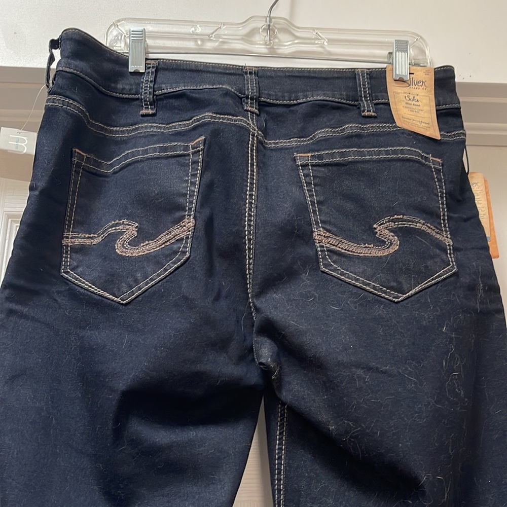 Silver Jeans Sz 14 Suki Slim Boot Cut Mid Rise Womens Jeans Stretch. NWT